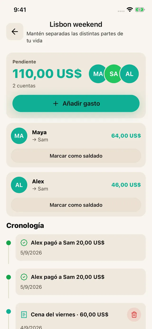 Parejas y familias