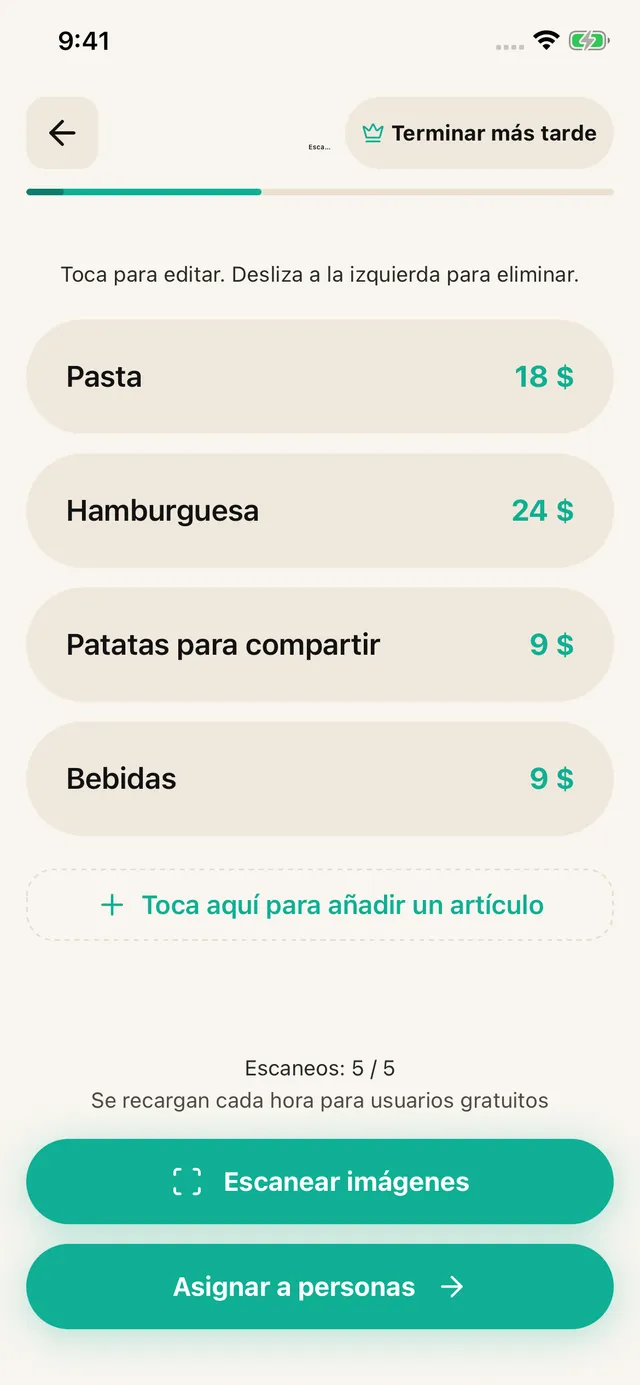 Escanea y revisa