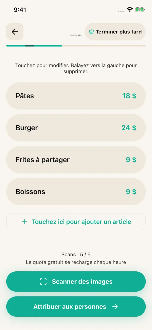Scannez et vérifiez
