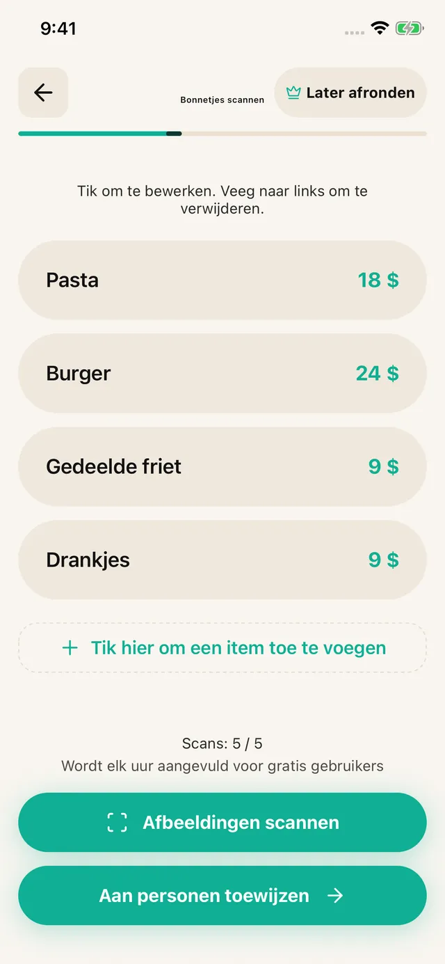 Scan en controleer